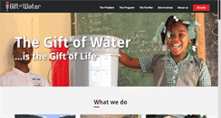 Desktop Screenshot of giftofwater.org