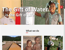 Tablet Screenshot of giftofwater.org
